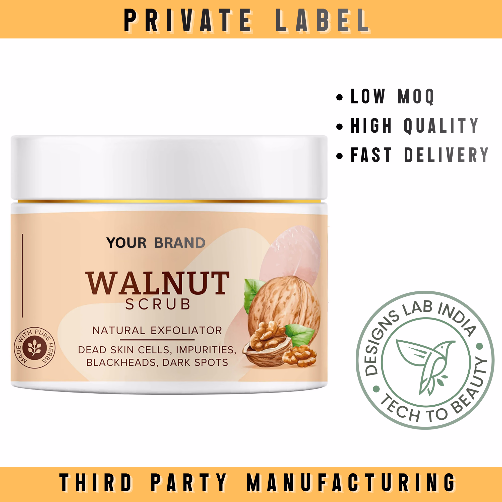 Walnut Face Scrub